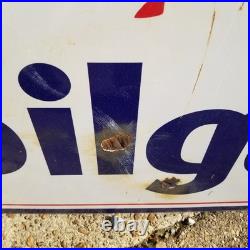 Vintage look Old Style Just Ahead Mobilgas Sign look hot rod garage art