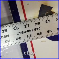 Vintage look Old Style Just Ahead Mobilgas Sign look hot rod garage art