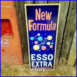 Vintage look Old Style New Formula Esso Extra sign hot rod garage art