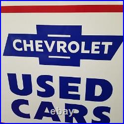 Vintage look Old Style OK Used Cars Sign Chevrolet Chevy hot rod garage art