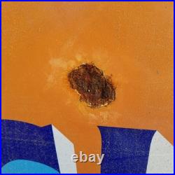 Vintage look Old Style Rusty Gulf Gasoline Gas Station Sign hotrod garage art