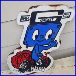 Vintage look Old Style Rusty Mr Gasket Corky Sign hot rod garage art Gasser