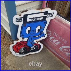 Vintage look Old Style Rusty Mr Gasket Corky Sign hot rod garage art Gasser