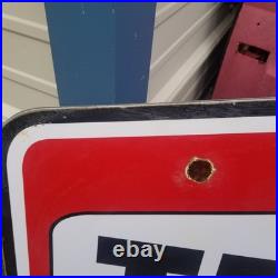 Vintage look Old Style Rusty Texaco Gasoline Gas Station Sign hotrod garage art