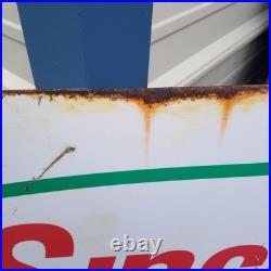 Vintage look Old Style Sinclar Gasoline Gas Station Sign hotrod garage art Rust