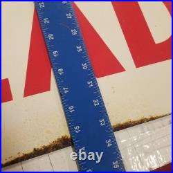 Vintage look Old Style Sinclar Gasoline Gas Station Sign hotrod garage art Rust