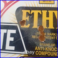 Vintage look Old Style White Eagle Gasoline Sign hot rod garage art Gas Oil Rust