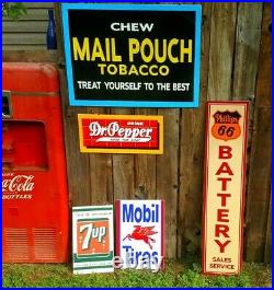 Vintage look Old Style mail pouch tobacco cigarettes Sign hot rod garage art