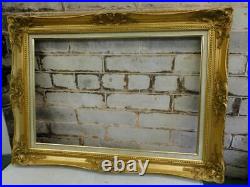 Vintage old picture frame LARGE fits a 30 X 20 inch painting