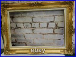 Vintage old picture frame LARGE fits a 30 X 20 inch painting