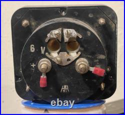 Vintage old-style Weston VU meter A-scale 4 x 4-1/4 Gates GE console