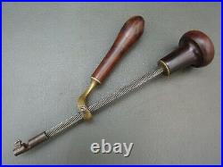 Vintage ornate Holtzapffel style Archimedes hand drill with bits old tool