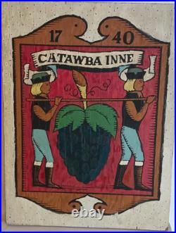 Vintage painting of sign Arts and Crafts style 1900-1915 Old English theme Vintage painting of sign Arts and Crafts style 1900-1915 Old English theme