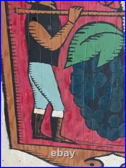 Vintage painting of sign Arts and Crafts style 1900-1915 Old English theme Vintage painting of sign Arts and Crafts style 1900-1915 Old English theme