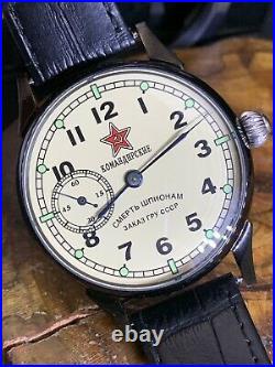 Vintage style Marriage USSR navigators old 3602 mens watch Case new #0309