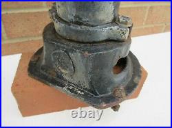 Vintage style old cast iron weathered small garden water pump ornament feature