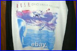 Vtg 1984 Rush Grace Under Pressure Tour T Shirt Lg 50/50 Single Stitch Old Stock
