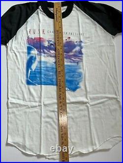 Vtg 1984 Rush Grace Under Pressure Tour T Shirt Lg 50/50 Single Stitch Old Stock