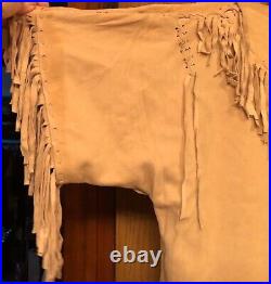 Vtg. ERDA Deerskin Native American Style-Maine-USA-New Old Stock 90's