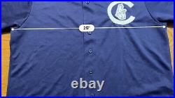 Vtg Majestic 1914 Chicago Cubs Jersey With Old Style Beer Logo Patch Sz XL