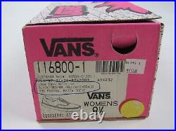 Vtg NOS 1992 Vans Style #95 4-Tone Rasta Made In USA Men's 7 Women's 8.5 90s