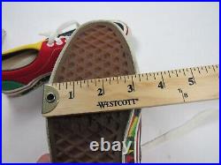 Vtg NOS 1992 Vans Style #95 4-Tone Rasta Made In USA Men's 7 Women's 8.5 90s