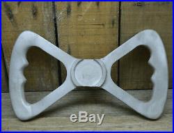 Vtg Style Aluminum Butterfly Dragster Steering Wheel Fed Nhra Front Engine Ahra