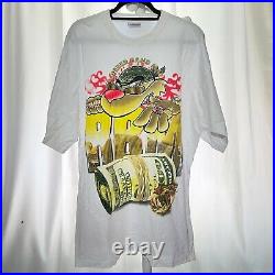 Vtg Urban Street Wear Rubber Band Man T Shirt Yellow HYPHY Money Team Tee Sz 2XL