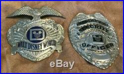 Walt Disney World. WDW Security Badges Old Style Vintage Rare