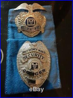 Walt Disney World. WDW Security Badges Old Style Vintage Rare