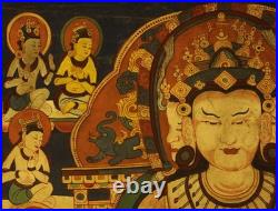 Wonderful Tibet Tibetan Vintage Old Buddhist Early Style Thangka Mahavairocana