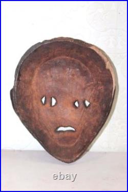 Wooden Wall Mask Antique Vintage Old Style Decorative Halloween Gifts