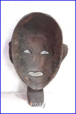 Wooden Wall Mask Vintage Old Style Antique Decorative Halloween Gifts